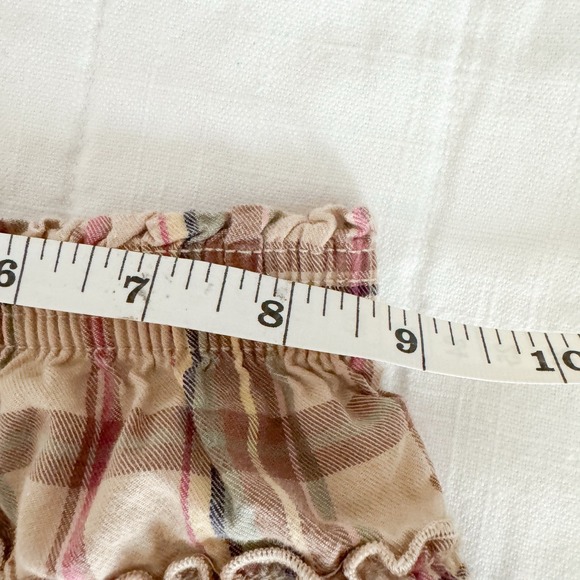 Oshkosh B'Gosh Plaid Skirt Size‎ 3T Pink Brown Fall Winter Vintage Girls - Picture 5 of 7